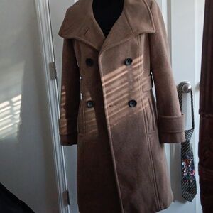 Calvin Klein Wool Double Breasted Coat (NWOT)